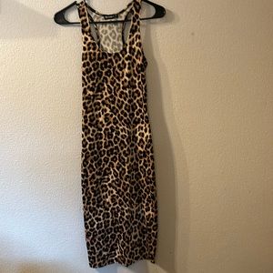 Popular 21 animal print dress size small